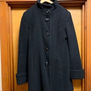 Anne Klein Black Peacoat